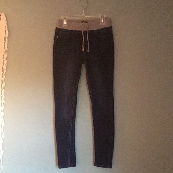 blue jeggings for girls